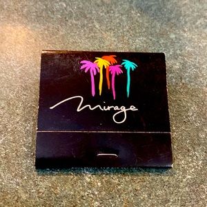 Vintage Mirage Las Vegas Nevada matchbook